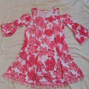 Simply Southern Floral Fringe Dress